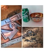 Vicky Industria Perù Rame 925 Argento Sterling Maya Uccello Ciotola 14x6... - $143.42 CAD