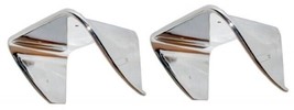 1970-1973 Corvette Chrome Plated Zinc Die Cast Exhaust Bezels, As Original - £87.00 GBP