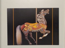 Coney Island Postcard Hand Made Carousel Roman Prancer Horse Herschell-Spillman - £6.40 GBP