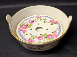 Vintage J EAN Pouyat 5.5&quot; Lugged Bowl &amp; Strainer Limoges France POY285 - 2 Piece - $15.82