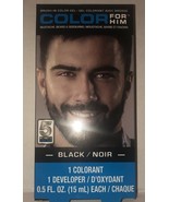 Black For Him Mustache Beard &amp; Sideburns 5 Min Brush In Color Gel-NEW-SH... - £5.35 GBP