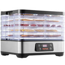 VEVOR Food Dehydrator Machine, 5-Tray Fruit Dehydrator, 300W Electric Dryer - $47.90