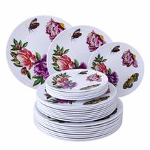 Silver Spoons Fancy Disposable Plastic Dinner Plate Set | 20 PC  10.25,... - £27.04 GBP