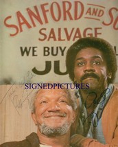 Sanford And Son Cast Redd Foxx &amp; Demond Wilson Signed Autographed 8X10 Rp Photo - £14.15 GBP