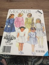 Vtg McCall&#39;s Pattern 2883 Girl&#39;s Dress Size 4-6 Uncut - £5.67 GBP