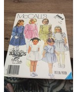 Vtg McCall&#39;s Pattern 2883 Girl&#39;s Dress Size 4-6 Uncut - $8.10