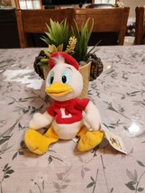 Vintage Disney Store Louie Duck Red Shirt Brother Mini Bean Bag Plush NWT - $189.75 MXN