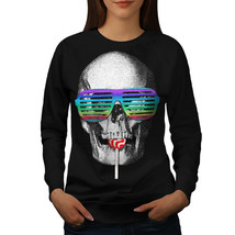 Wellcoda Hippie Candy Cool Womens Sweatshirt, Crazy Casual Pullover Jumper - £23.08 GBP+