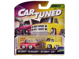 &quot;Customs&quot; Series 2 Chevrolet Double Pack Set of 2 Cars Diecast Model Car... - $22.37