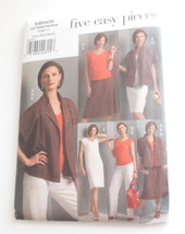 Vogue Clothing Pattern 8505 Extra Small to Small Medium Casual Jacket Pants Tops - £7.48 GBP