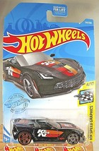2021 Hot Wheels #114 Hw Speed Graphics 4/10 Corvette C7 Z06 Convertible Black - £5.68 GBP