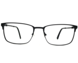 Bulova Eyeglasses Frames CANARSIE BLACK Rectangular Full Rim 53-18-140 - $41.86
