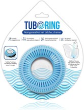 Tubring The Ultimate Tub Drain Protector Hair Catcher/Strainer/Snare (Aqua) - $35.99