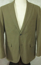 NEW $595 Hart Schaffner Marx Light Brown Cotton Sport Coat Blazer Dual Vents 42R - £90.25 GBP