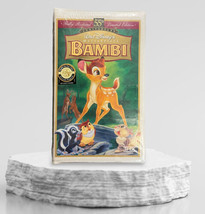 Walt Disney&#39;s &quot;Bambi&quot; 55th Anniversary Limited Ed Masterpiece Still Sealed Vhs - £11.02 GBP