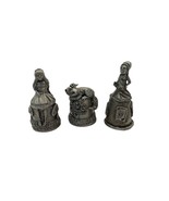 Vintage Comstock Pewter Thimbles Alice in Wonderland Characters Lot of 3 - $97.74 CAD