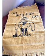 Vintage Purdue University Boilermakers &quot;Go Boilers Go&quot; Hand Towel by Cannon - €21,18 EUR