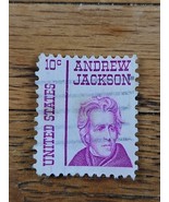 US Stamp Andrew Jackson 10c Used Bar Cancel 1286 - $18.15 MXN