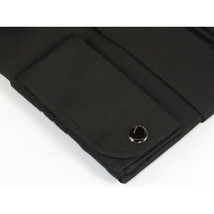 Men Sateen Cotton Blend Shirt Manschett Quesste Turkey Slim Fit 4130-03 Black image 6