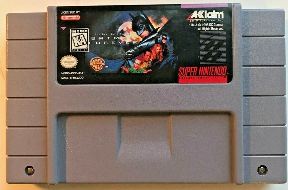 Batman Forever (Super Nintendo Entertainment System, 1995): GAME CART ON... - $8.90