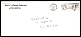 1975 US Cover - Minard&#39;s Family Restaurant, Rutland, Vermont to Keene, N... - £1.57 GBP