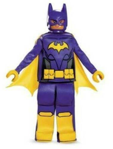 Primary image for Lego Batgirl Minifigure Tunic Pants Cape Mask Hands 6 Pc Halloween Costume- 7/8