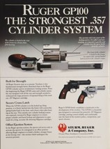 1989 Print Ad Ruger GP100 .357 Magnum Revolvers Strongest Cylinders Southport,CT - £16.38 GBP