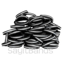 50 Thin Gray Line Wristband Corrections Officers Awareness Support Bracelet Band - £30.76 GBP