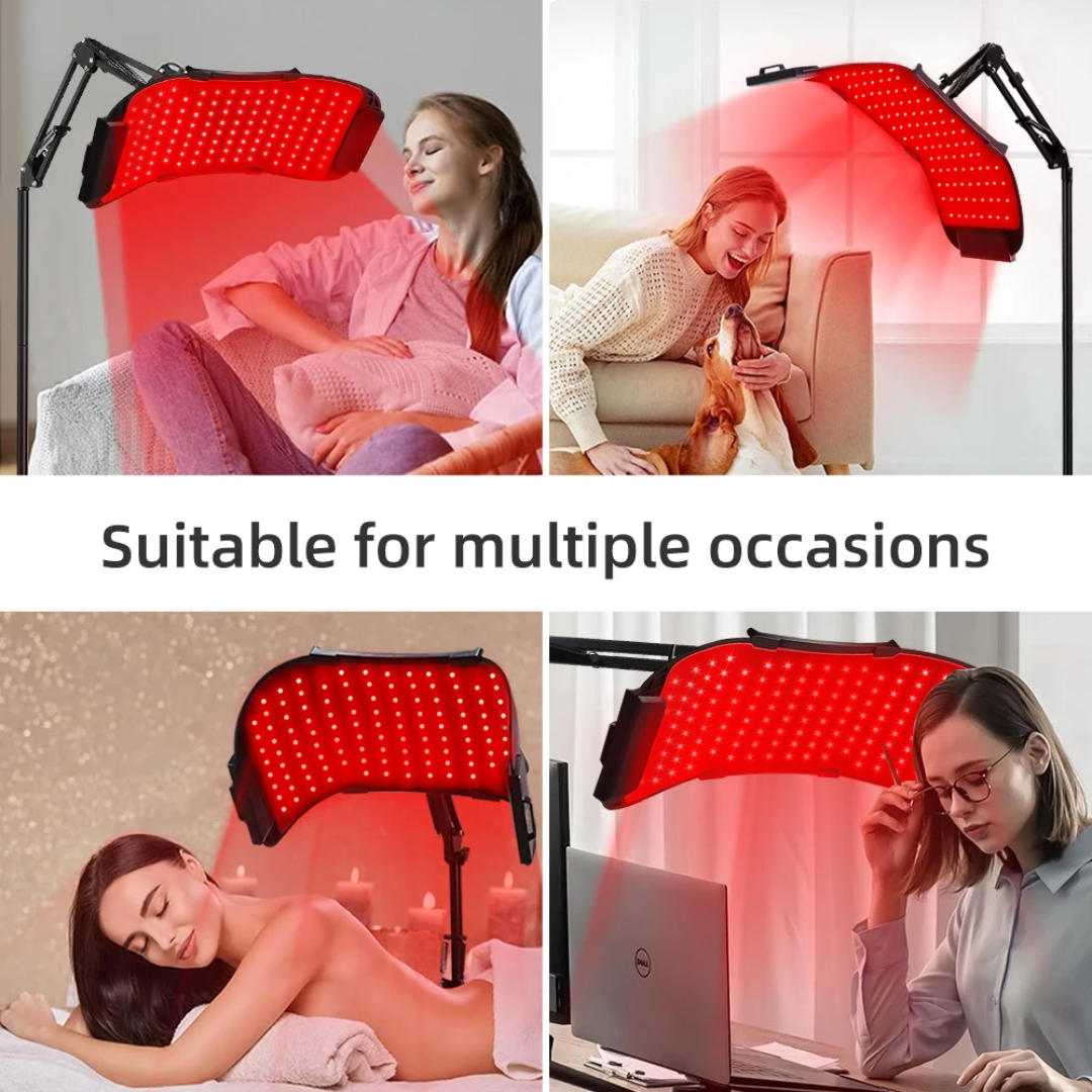 LED Red Light Therapy lamp belt — 630nm & 850nm Infrared | 5-Color PDT Model Item image 2