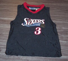 Philadelphia 76ERS Sixers Allen Iverson 3 Nba Basketball Jersey Boys Medium 5-6 - £31.15 GBP