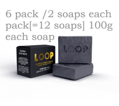 Loop - 6X Pineapple Activated Charcoal Soap - Packaging Of 2PK - £45.89 GBP