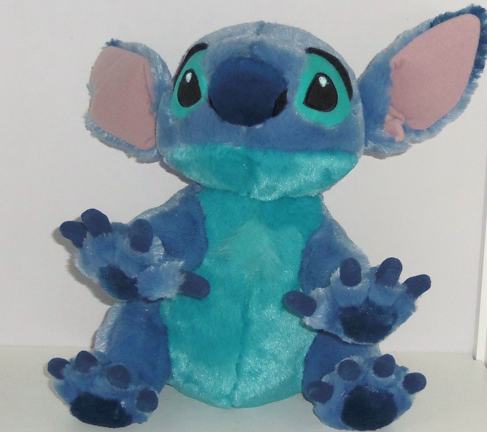 Walt Disney World Stitch Plush Great Gift Blue Soft Cuddle Bean Bag Hang Tags