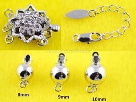 2 Pieces Necklace Clasps &amp; Hooks Jewelry Findings Pick a Style - €1,67 EUR+