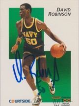 David Robinson Signed Autographed 1992 Courtside Basketball Card - Navy - £47.39 GBP