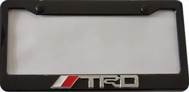 Toyota TRD 3D chrome script  ABS plastic frame - $24.75