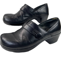 Dankso Solstice Clogs Black Size 6 EU36 Slip On Leather Round Toe Comfor... - £27.77 GBP