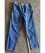 VTG 80s 90s Guess Jeans Mens 29 X 25 Loose Tapered Blue Cotton - $120.50 CAD