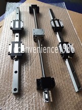 2pcs HSR25-900mm Linear Rail &amp; RM2510--900mm Anti-backlashed Ballscrew &amp;BK/BF20  - £261.69 GBP