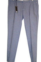 John Barritt Gray Blue Men&#39;s Cotton Dress Italy Pants Size 56 EU 40 US - £56.14 GBP