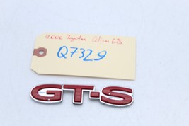00-05 Toyota Celica Gts GT-S Trunk Emblem Badge Lettering Q7329 - $41.35