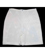 VTG Temptation Ivory Diamonds Girdle Internal Loops Blue Flower Wm&#39;s M/L... - $39.64 CAD
