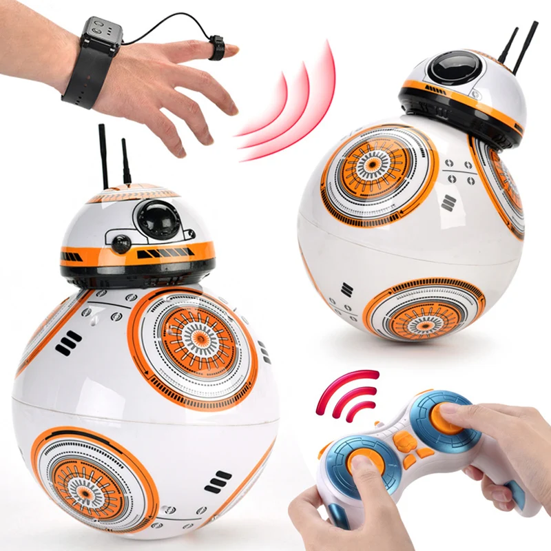 RC Robot BB Ball Watch Gesture Induction Sensor Droid Robots 2.4G Radio ... - $41.56+