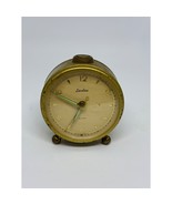 VTG Landau Brass Alarm Clock With Glow-In-The-Dark Hands &amp; Numbers NOT W... - $60.47