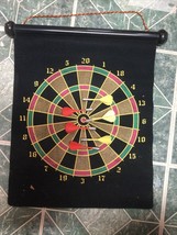 Magnetic Roll Up Dart Board With 6 Darts - $4.74