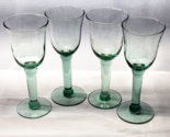 Vintage Yucatan Spanish Style BLOWN CRYSTAL  7⅝” Wine Glass - MINT Set Of 4 - $31.29