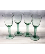 Vintage Yucatan Spanish Style BLOWN CRYSTAL  7⅝” Wine Glass - MINT Set Of 4 - £24.60 GBP
