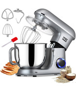 IXVII Kitchen Mixers with Stand, Silver 7.4QT Tilt-Head Electric Stand M... - $128.70
