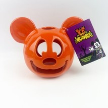 NWT Disney Parks Votive Candle Holder 2024 Mickey Mouse Halloween Pumpkin Jack - $29.99