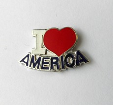 I Love Heart America Usa United States Lapel Pin Badge 3/4 Inch - £4.28 GBP