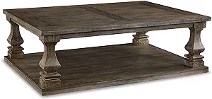 Signature Design by Ashley Johnelle Farmhouse Coffee Table with Weathere... - £566.26 GBP